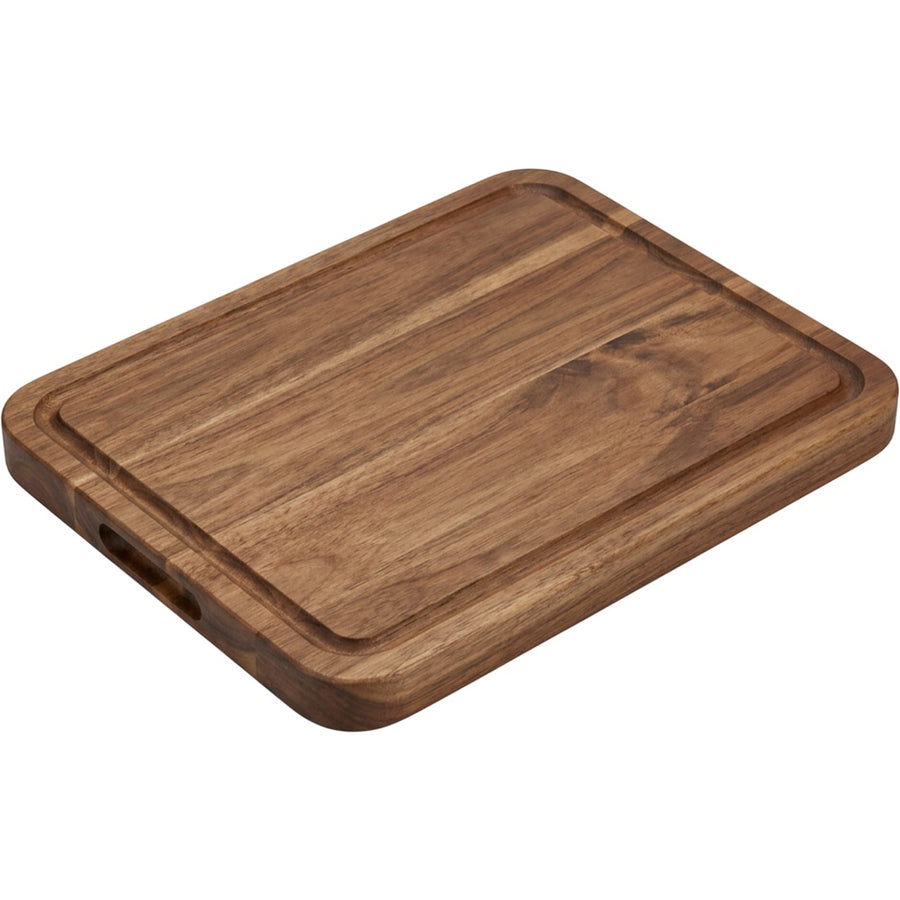 Dailyso Edgechannel Acacia Cutting Board 16 x 11 in Walnut Brown