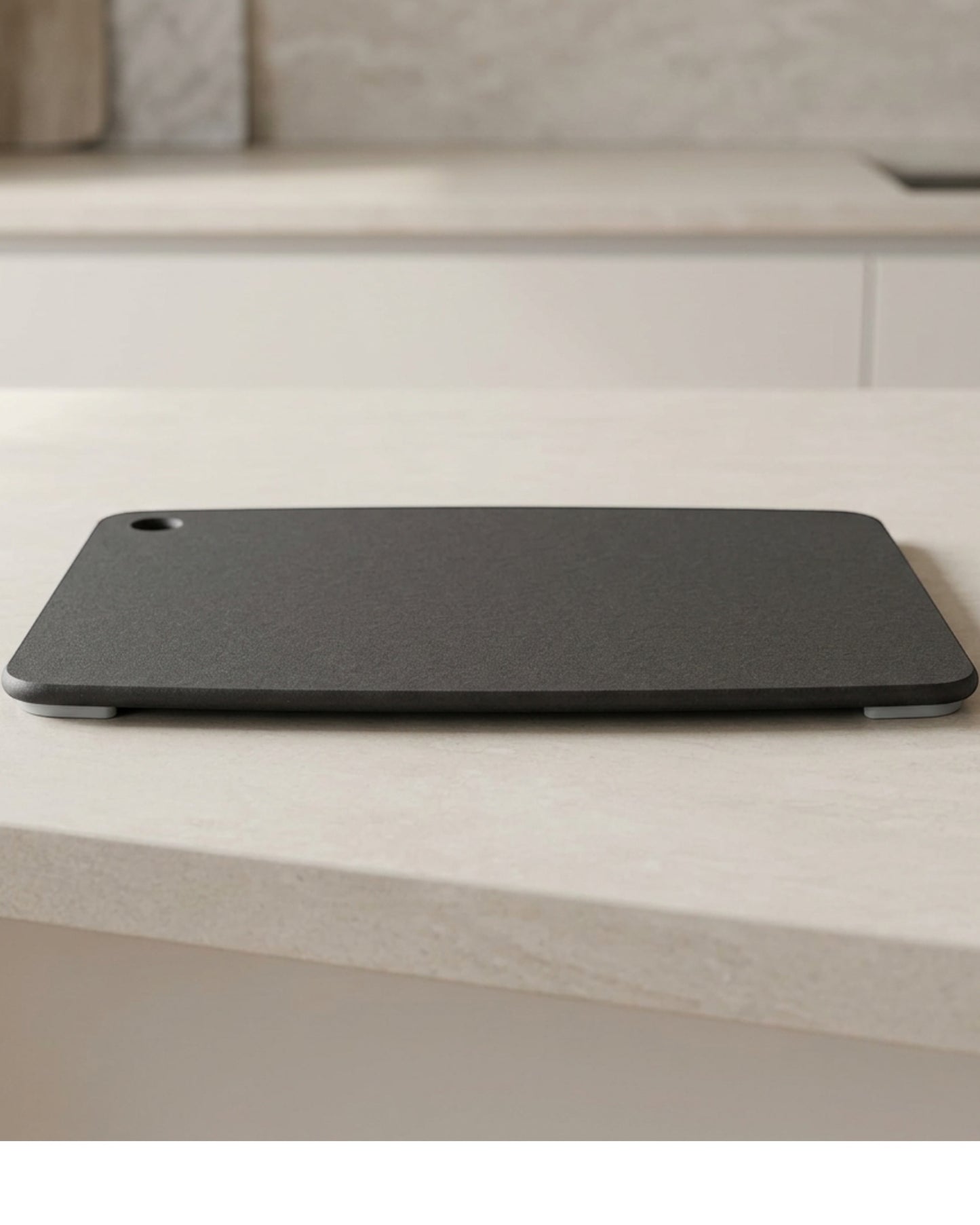 Dailyso Gripstone Paper Composite Cutting Board 14 x 10 in Charcoal - Lifestyle view